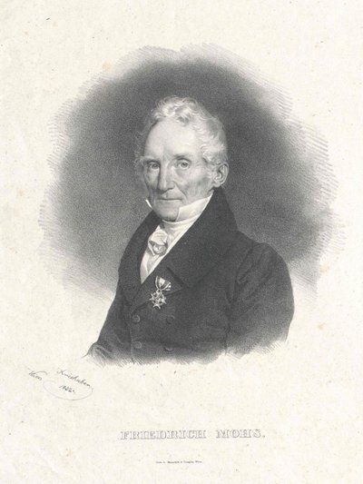 Portrait of Friedrich Mohs by Josef Nikolaus Kriehuber